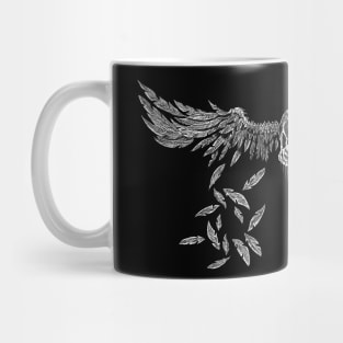 skull wing Mug